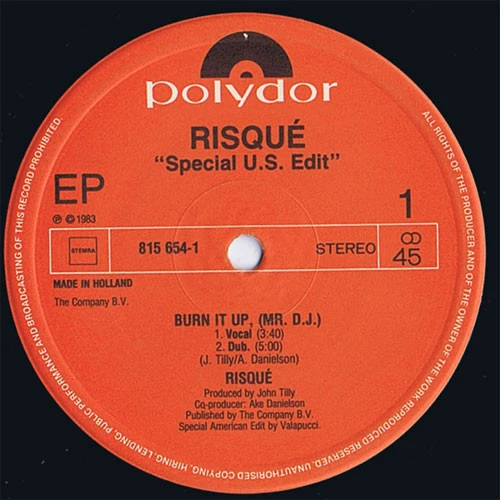 Burn It Up, (Mr. D.J.) (Special US Edit)