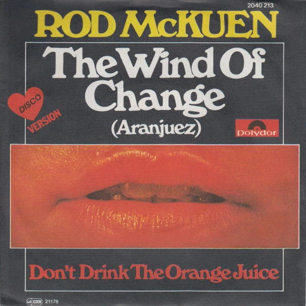 Item The Wind Of Change (Aranjuez) / Don't Drink The Orange Juice product image