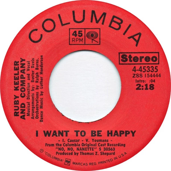 I Want To Be Happy / Tea For Two