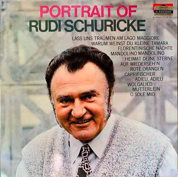 Portrait Of Rudi Schuricke