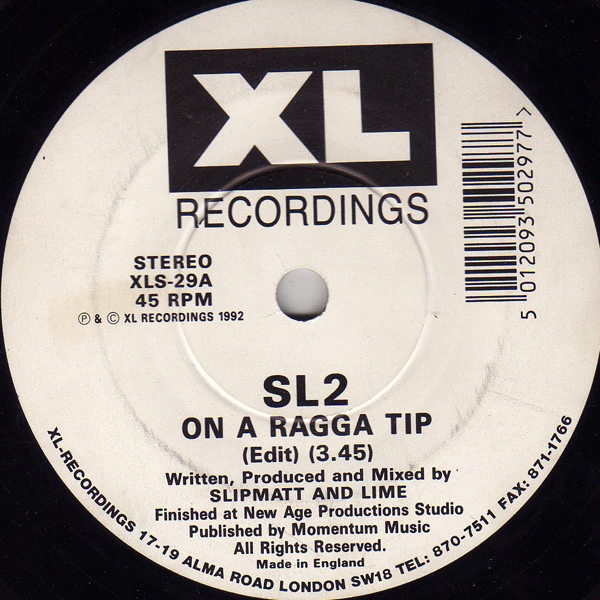 On A Ragga Tip / Changing Trax (Original Mix)