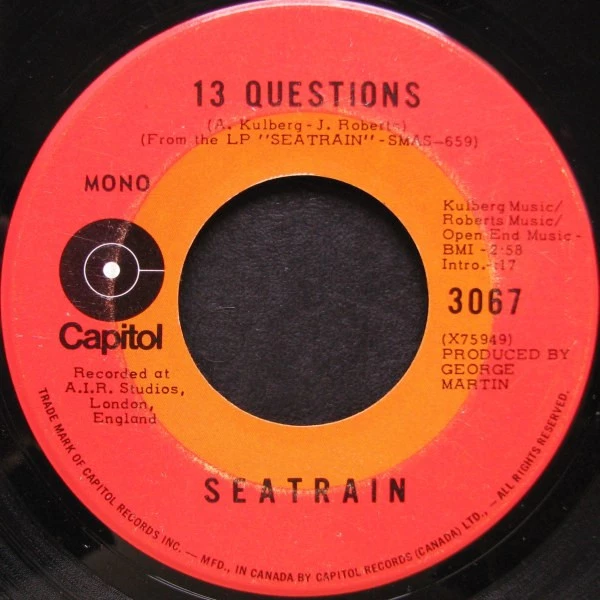 13 Questions / Oh My Love / Oh My Love / Sally Goodin'