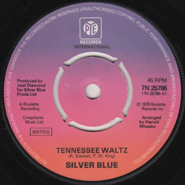 Tennessee Waltz / Good Vibrations / Good Vibrations