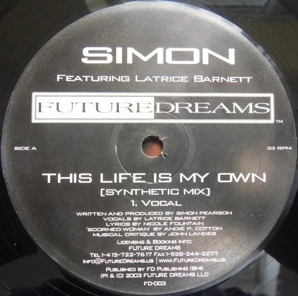 Item This Life Is My Own (Synthetic Mix) product image