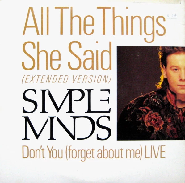 Item All The Things She Said / Don't You (Forget About Me) Live product image
