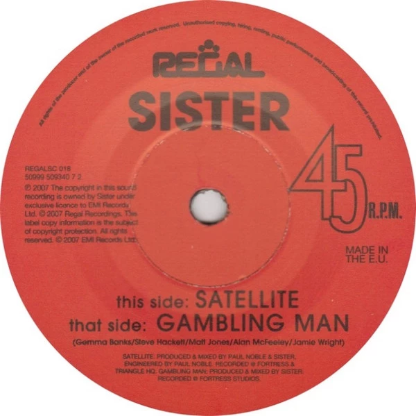 Item Satellite / Gambling Man product image