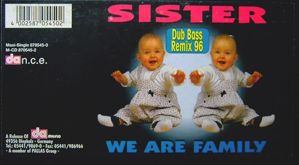 Item We Are Family (Dub Bass Remix 1996) product image