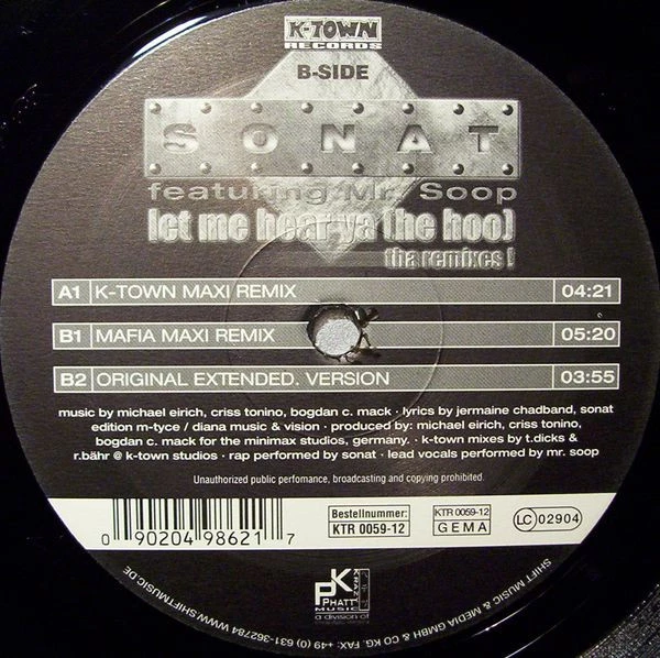 Item Let Me Hear Ya (He Hoo) (Tha Remixes!) product image