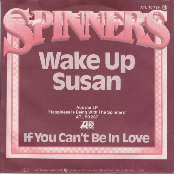 Item Wake Up Susan / If You Can't Be In Love product image