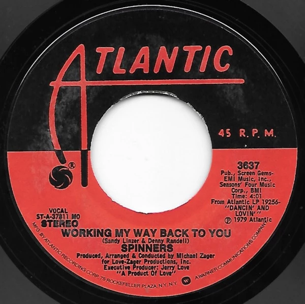 Item Working My Way Back To You / Disco Ride / Disco Ride product image