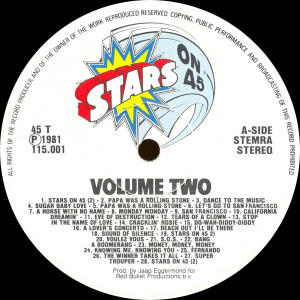 Stars On 45 Vol. 2