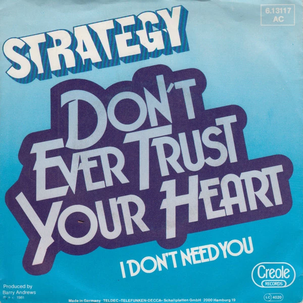 Item Don't Ever Trust Your Heart / I Don't Need You product image