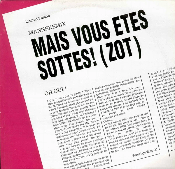 Mais Vous Etes Sottes! (Zot)