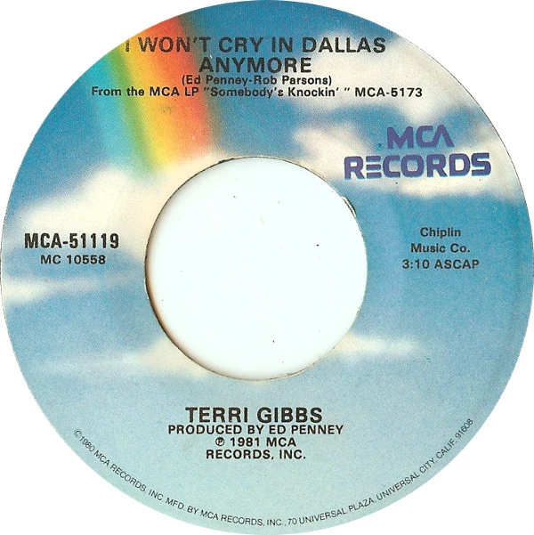 Item Rich Man / I Won't Cry In Dallas Anymore product image