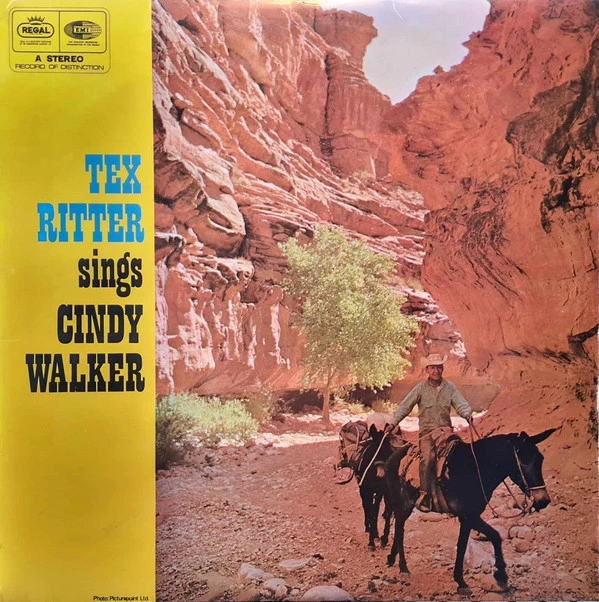 Item Tex Ritter Sings Cindy Walker product image