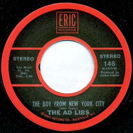 The Boy From New York City / New York's A Lonely Town / New York's A Lonely Town