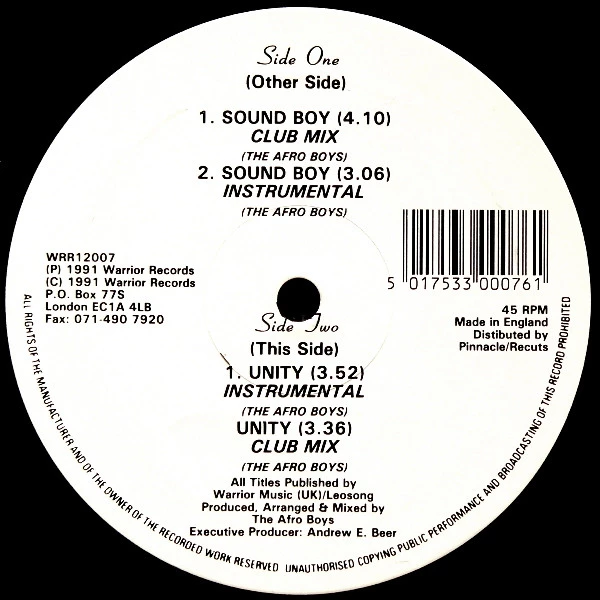 Sound Boy / Unity