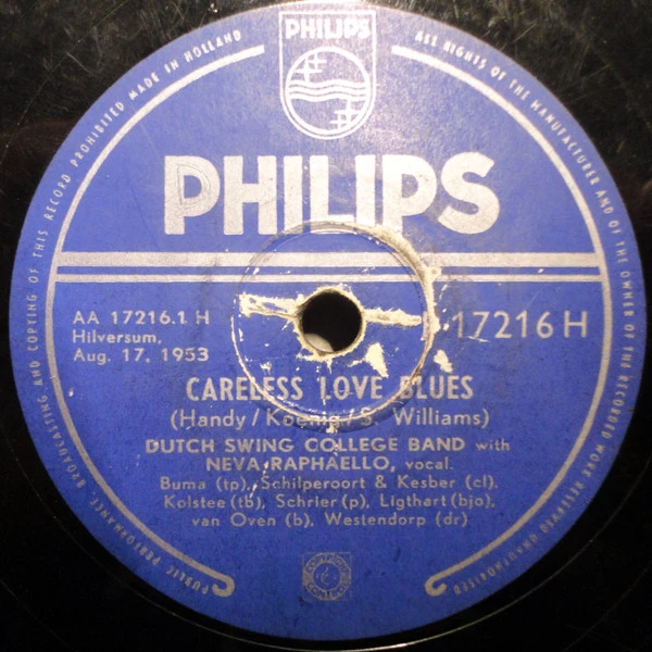 Item Careless Love Blues / Doctor Jazz product image
