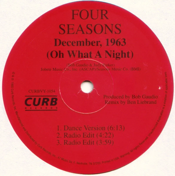 Item December 1963 (Oh, What A Night) product image