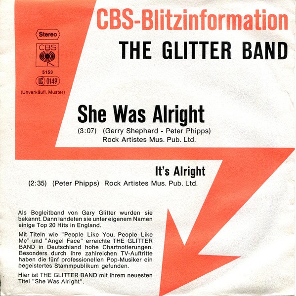 She Was Alright / It's Alright / It's Alright