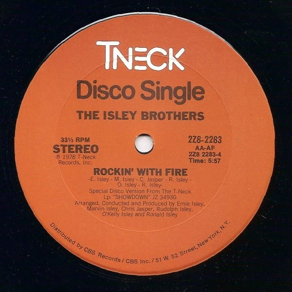 Item Rockin' With Fire / I Wanna Be With You (Parts 1 & 2) (Disco Version) product image