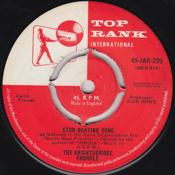 Eton Boating Song / In A Shanty In Old Shanty Town