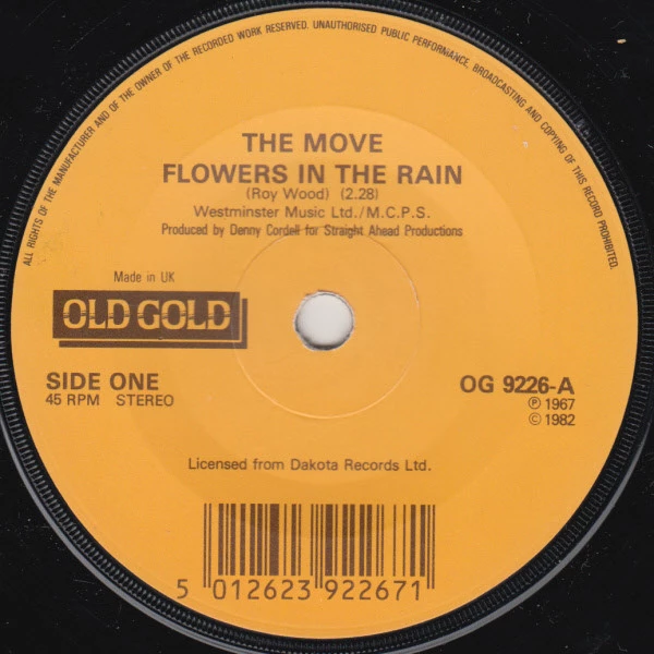 Flowers In The Rain / Fire Brigade