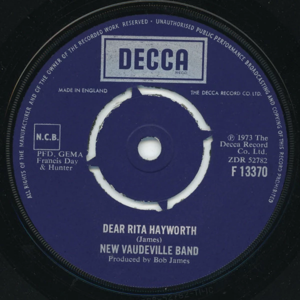 Item Dear Rita Hayworth / There Was A Time product image