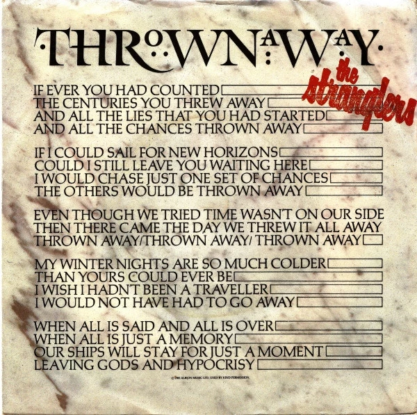 Thrown Away / Top Secret