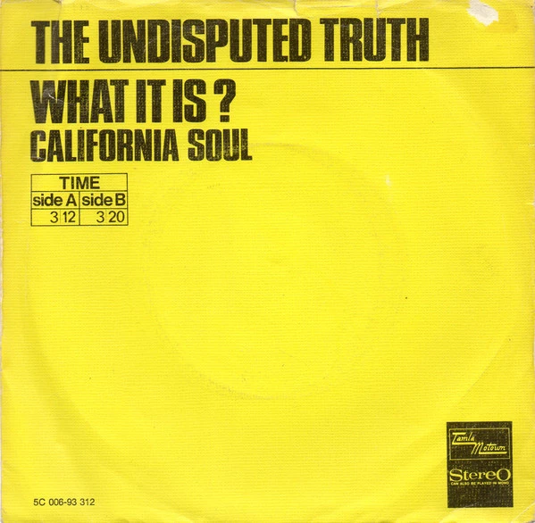 What It Is? / California Soul