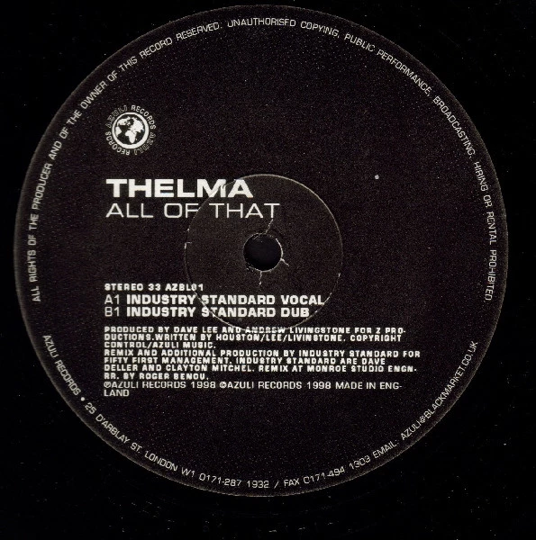 Item All Of That (Industry Standard Mixes) product image