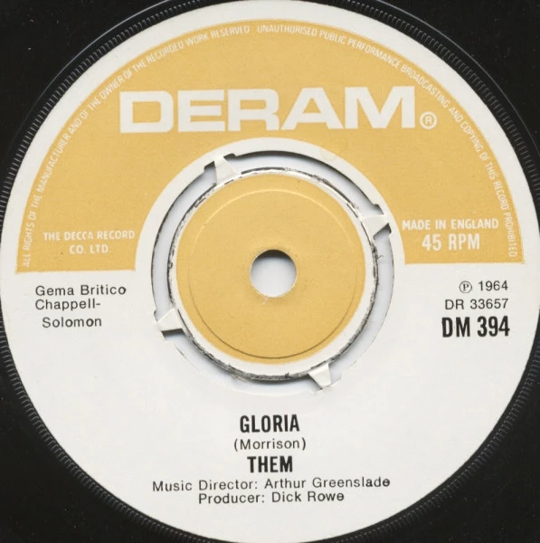 Gloria / Baby Please Don't Go / Baby Please Don't Go