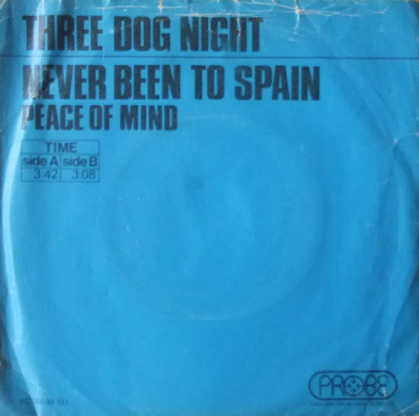 Item Never Been To Spain / Peace Of Mind product image