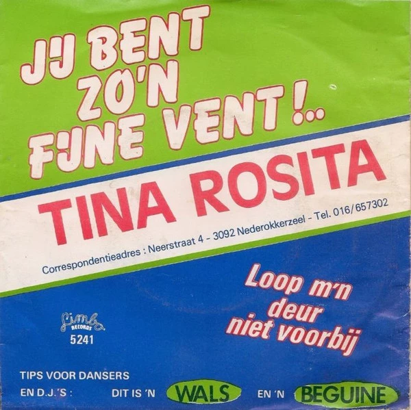 Item Jij Bent Zo'n Fijne Vent / Loop Mijn Deur Niet Voorbij product image