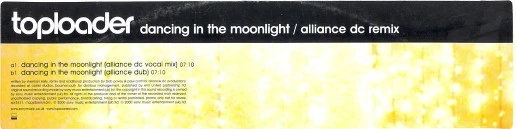 Item Dancing In The Moonlight (Alliance DC Remix) product image