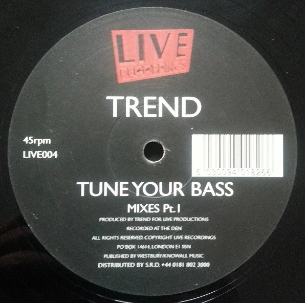 Item Tune Your Bass (Mixes Part 1) product image