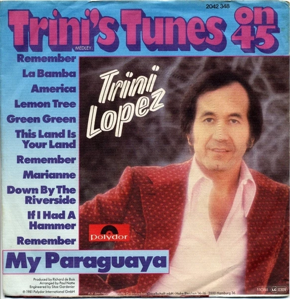 Trini's Tunes On 45 / My Paraguaya