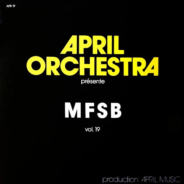 Item April Orchestra Vol. 19 Présente MFSB product image