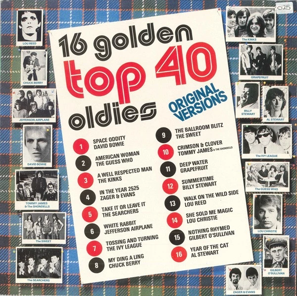 16 Golden Top 40 Oldies