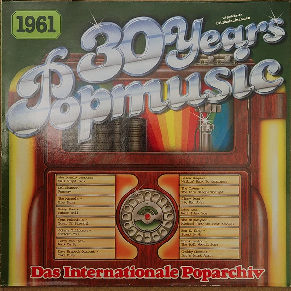 Item 30 Years Popmusic 1961 product image