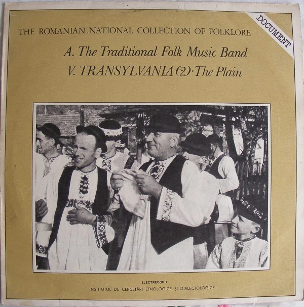 Item A. The Traditional Folk Music Band: V. Transylvania (2) · The Plain = Cîmpia Transilvaniei product image