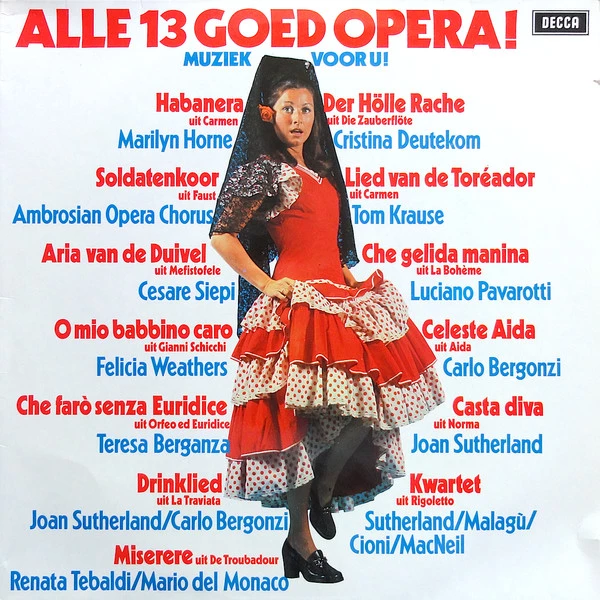 Alle 13 Goed Opera! Muziek Voor U!