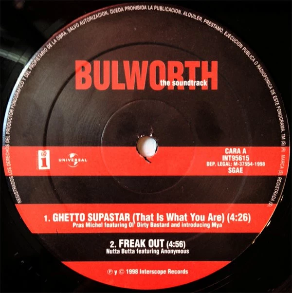 Item Bulworth (The Soundtrack) product image