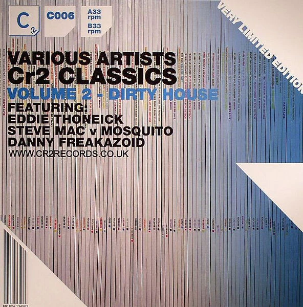 Item Cr2 Classics Volume 2 - Dirty House product image