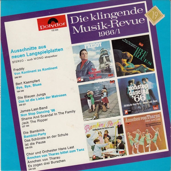 Die Klingende Musik-Revue 1966/1 / Die Klingende Musik-Revue / 1966/1