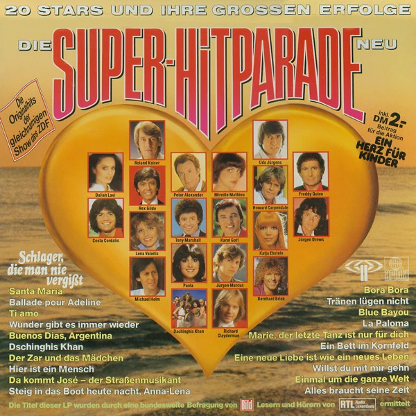 Item Die Super-Hitparade (20 Stars Und Ihre Grossen Erfolge - Neu - Schlager, Die Man Nie Vergißt) product image