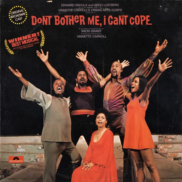 Item Don't Bother Me, I Can't Cope (Original Broadway Cast) product image
