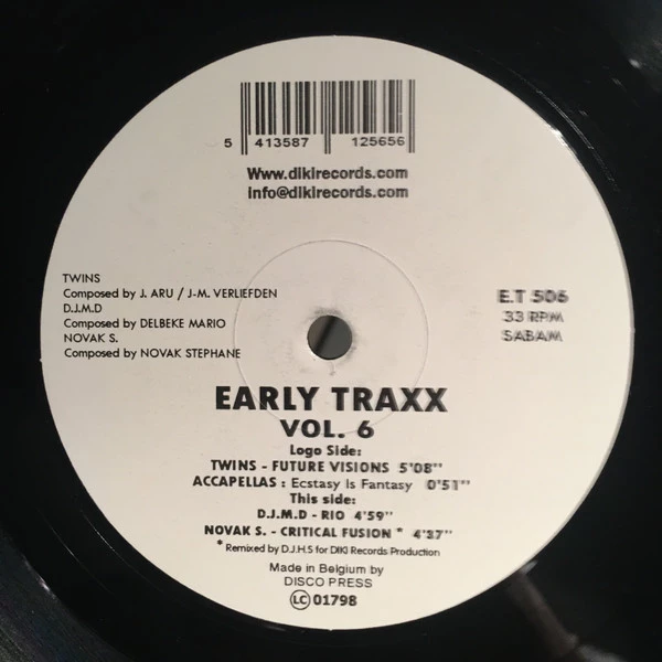 Item Early Traxx Vol. 6 product image