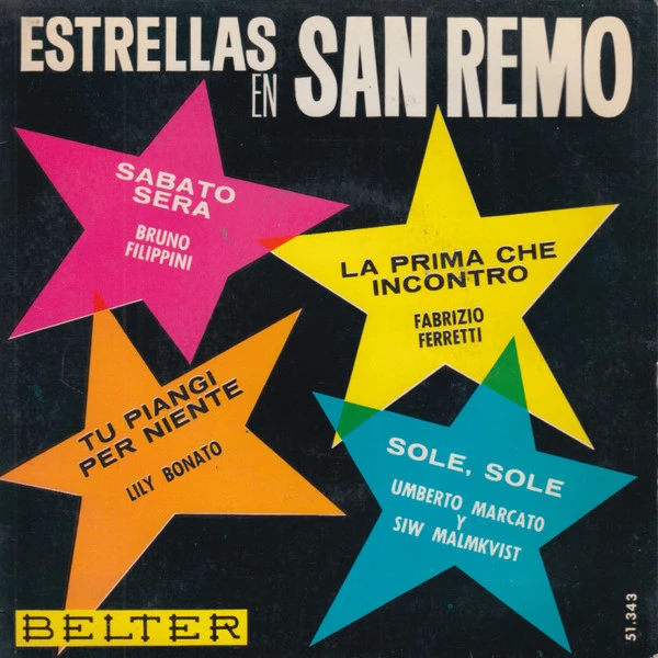 Estrellas En San Remo / La Prima Che Incontro