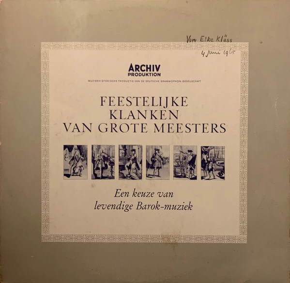 Item Feestelijke Klanken Van Grote Meesters (Een Keuze Van Levendige Barok-Muziek) product image